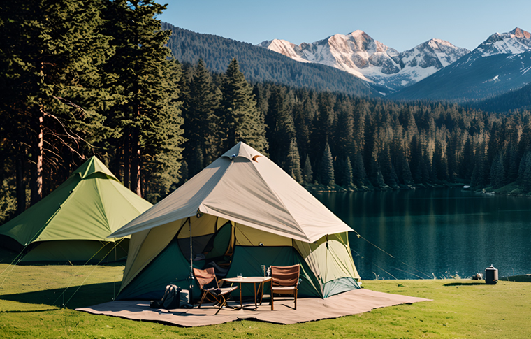 The New Lifestyle of Young People: Under the Outdoor Tarp Tent!